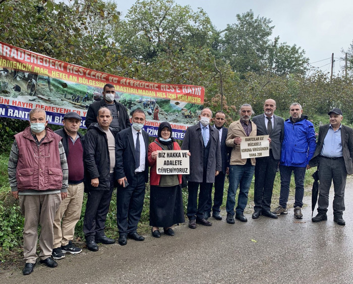 Milletvekili Mehmet Akif Hamzaçebi Araklı Değirmencik'te İncelemelerde Bulundu